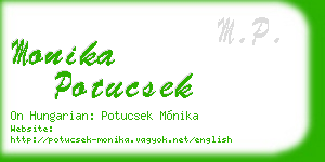 monika potucsek business card